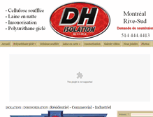 Tablet Screenshot of dhisolation.com